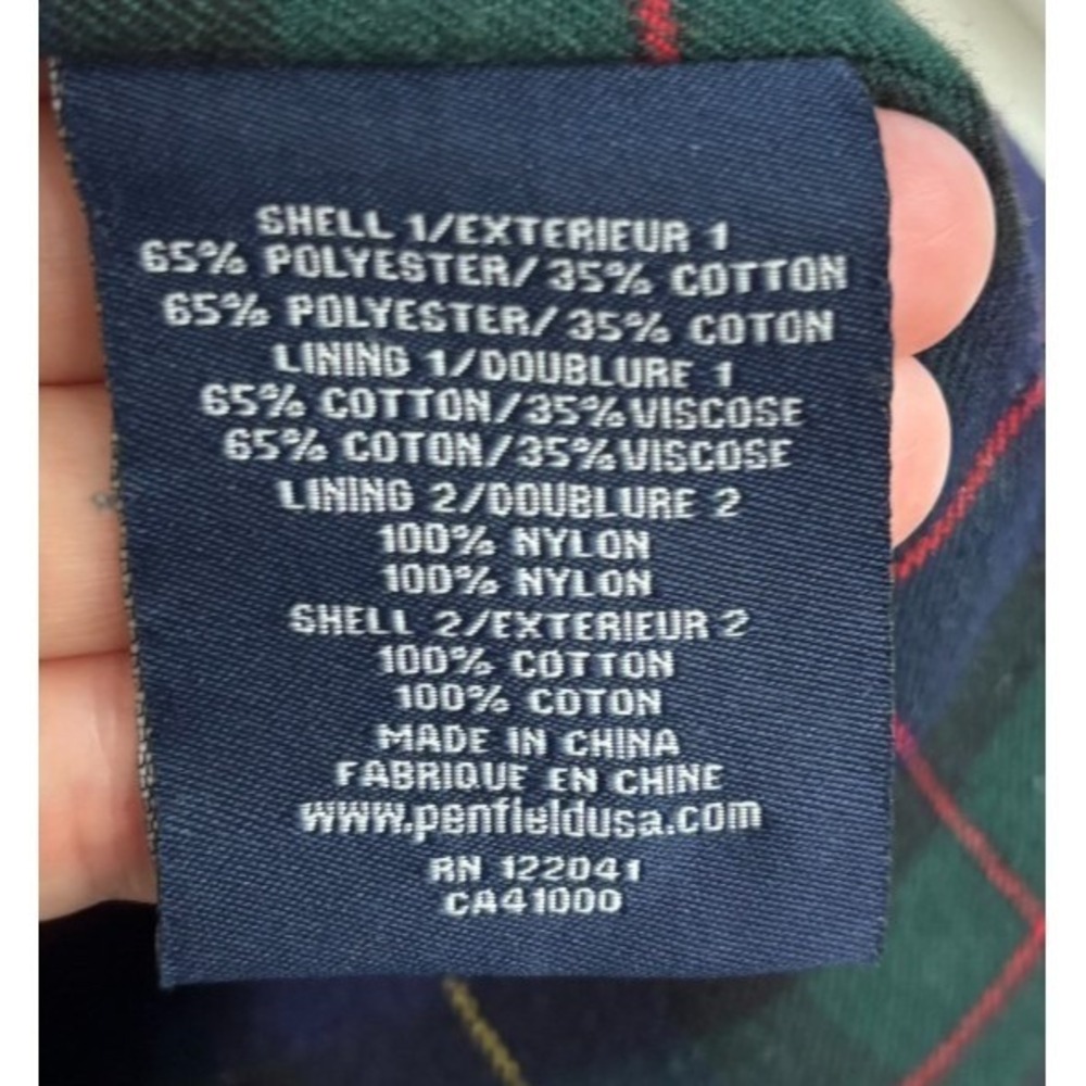 EUC Penfield Walpole Hudson Wax Cloth Field Jacket Men's L Black Corduroy Belted - Picture 12 of 14
